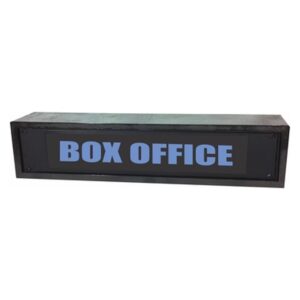 American Recorder Technologies Box Office LED Enclosure Sign 19 inch - Red