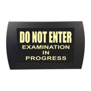 American Recorder Technologies Do Not Enter Examination in Progress - Yellow Sign