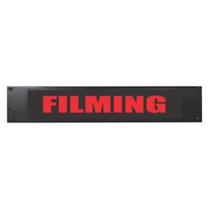 American Recorder Technologies Filming LED Rack Mount Sign 19 inch - Red