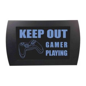 American Recorder Technologies Gamer Playing LED Sign - Blue