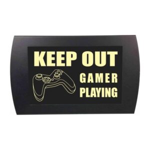 American Recorder Technologies Game Playing LED Sign - Yellow