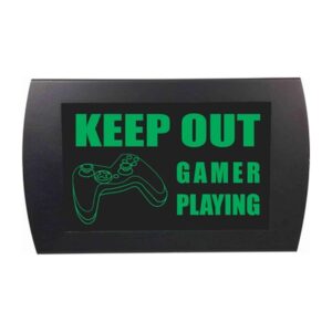 American Recorder Technologies Game Playing LED Sign - Green