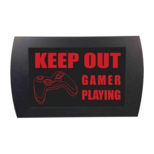 American Recorder Technologies Gamer Playing LED Sign - Red