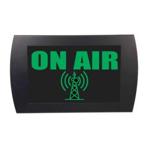 American Recorder Technologies ON AIR LED Lighted Sign – Green