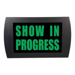American Recorder Technologies Show in Progress LED Sign - Green