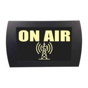 American Recorder Technologies ON AIR LED Lighted Sign – Yellow