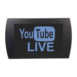 American Recorder Technologies YouTube Live LED Sign - Blue